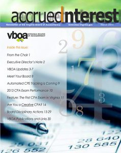 Lettre d'information de mars 2014