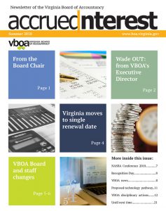 Bulletin d'information d'été 2018