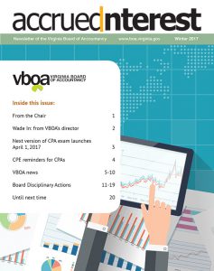 Bulletin d'information d'hiver 2017