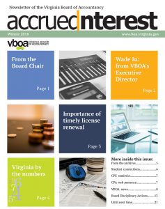 Bulletin d'information d'hiver 2018