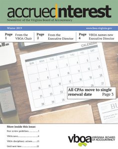 Newsletter 2019 Hiver